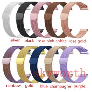 magnetic loop metal band for fitbit charge 2 3 versa lite blaze alta hr wristband stainless steel watch bracelet mesh strap replacement