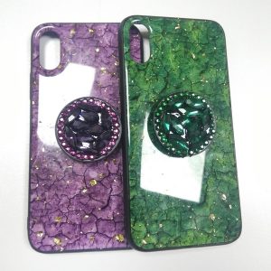 marble sequins mobile phone case cell phone protect case back cover for iphone 6/6s plus 7/8 plus x xr xs max 100pcs