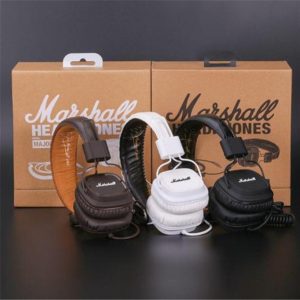 marshall major headphones with mic deep bass dj hi-fi headphone hifi headset professional dj monitor headphone with retail package