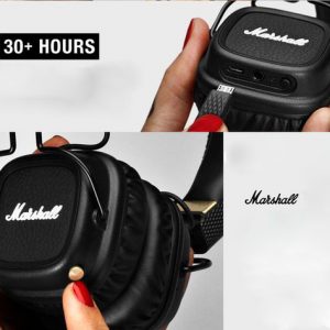 marshall major ii bluetooth headphone hifi bass headset metal rock earphone noise cancelling headphones over ear headphones