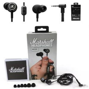 marshall mode headphones in ear headset black earphones with mic hifi ear buds headphones universal for mobile phones selling