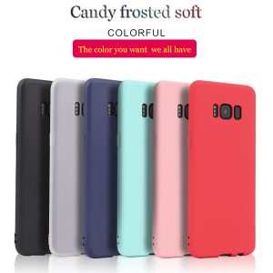 matte solid candy color tpu solid shell for samsung galaxy s7 edge silicone frosted soft rubber phone case cover slim design