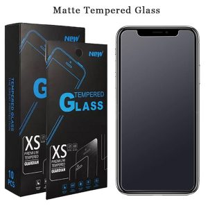 matte tempered glass for iphone 11 pro max 6 plus 7 8 5 se i phone xr xs x anti glare & fingerprint proof screen protector