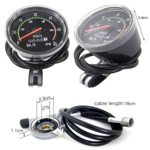 mechanical speedometer universal classical bike cycling odometer satch waterproof bicycle tachometer gauge for bicycle