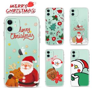 merry christmas tpu case for iphone 11 pro i phone 6 7 8 plus x xr xs max galaxy note 10 10+