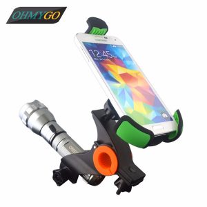 motorcycle bicycle phone holder motor bike mount stand cradles for iphone samsung htc etc mobile phone gps pda mp4 flash light