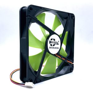 new 140mm fan df1402512sel dc 12v 0.12a sleeve 3-pin 140x140x25mm pc case server cooling fan 1500rpm