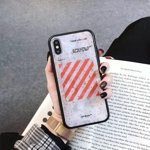 new fashion street off phone case for iphone 6 6s 7 8 plus x 10 xs max xr white soft plastic silicone tpu embossed cover