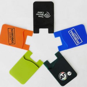 new prefer universal silicone wallet purse business smart wallet pouch card holder smart wallet case card holder for smartphone