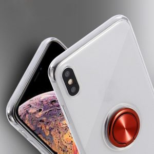 new protective jacket electroplated magnetic suction on-board finger ring bracket suitable for iphone 7 8 6 plus x xr xs max phone case