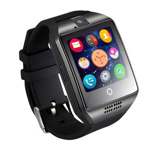 new q18 passometer smart watch with touch screen camera tf card bluetooth smartwatch for android ios phone t30