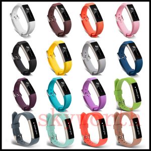 new replacement wrist band wristband silicon silicone strap for fitbit alta hr smart watch bracelet 17 color clasp smart acccessories