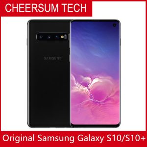 new samsung galaxy s10 6.1 quad hd+ dynamic amoled infinity display screen ultrasonic fingerprint id 8g ram wireless charge