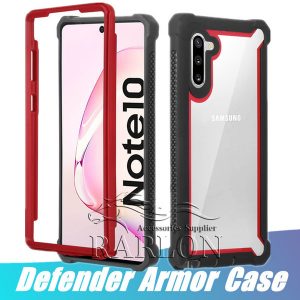 new shockproof phone case for iphone 11 pro max x xs max xr defender case armor clear view back cover for samsung s20 ultra note 10 s10 plus