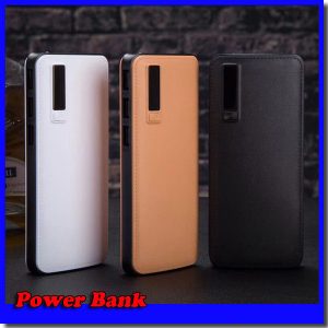 new style 20000mah power bank 3usb external battery portable power bank charger with led light for iphone 8 x samsung s8 universal