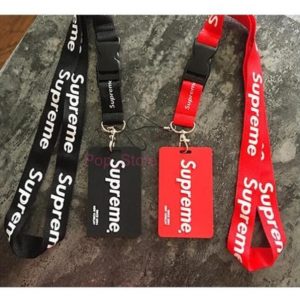 new tide card supr logo clothing brand work certificate set of personalized card sets lanyard 30pcs ng