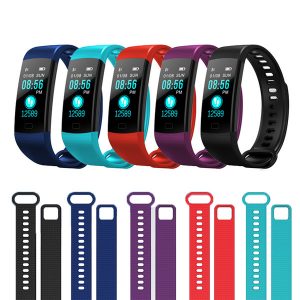 new y5 smart band color screen smart wristband heart rate activity fitness tracker smartband electronics bracelet for ios/android