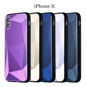 nice item promotion four-dimensional solid glass iphone case thickness phone cover for iphone x lower price new