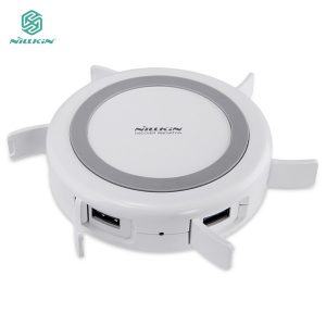 nillkin mc010 multifunctional qi wireless charger with 4 usb output port