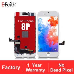 no dead pixel lcd display for iphone 8 plus touch screen 1 year warranty + dhl shipping