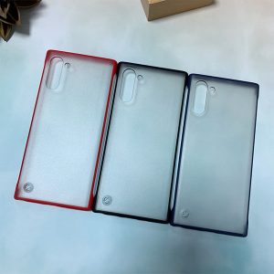 no frame bumper matte case for samsung m10/m20/m30/m30s/m40/a10/a20/a10s/a20s/a20e cases dual color frosted cover covers tpu+pc hoesje etui