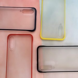 no frame bumper matte case for xiaomi redmi note 8 pro/note 7 redmi 8a 7a mi 9t a3 cases dual color frosted cover covers tpu+pc hoesje etui