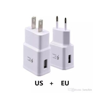 oem quality fast charger travel wall chargers 9.0v1.67a 5.0v2.0a fast charging adapter us eu plug for samsung galaxy s6 s7 s8 plus note78 45