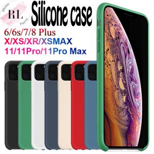 oem silicone case for iphone 11 pro 6 7 8 plus x xs x max liquid silicone case with logo and retail package