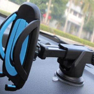 one touch car mount long neck universal windshield dashboard mobile phone holder strong suction for samsung s8 plus iphone 7 plus retailpack