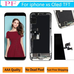 original 3d touch oled tft screen for iphone xs lcd replacement digitize display assembly screen no dead point test one by one