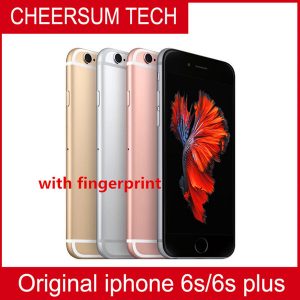 original apple iphone 6s plus with touch id 4.7''5.5'' ios 9 dual core 2g ram 16gb 64gb 128gb rom 12mp unlocked refurbished cellphones