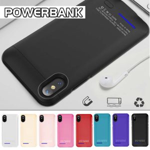 original battery case for iphone xs max xr 7 8 plus back cover mobile power bank magnetic phone holder wireless charging cover in retail box