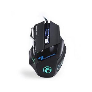 original imice x7 wired gaming mouse 7 buttons 2400dpi led optical wired cable gamer computer mice for pc lap2018 good