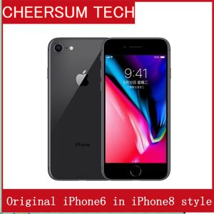 original iphone 6 in 8 style mobilephone 4.7 5.5 inch 64gb 128gb iphone 6 unlocked in iphone 8 housing cellphone