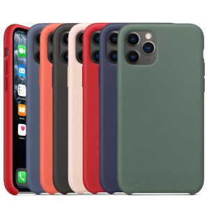 original liquid silicone case for iphone 11 pro max xs xr x case official silky soft-touch cover for iphone 7 8 plus 6s 6 with retail box