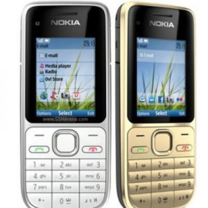 original nokia c2-01 mobile phones 2.0 inch 3.2mp single camera bar 3g wcdma refurbished phones