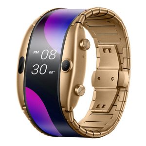 original nubia alpha smart cell phone watch 4.01" foldable flexible screen snapdragon wear 2100 quad core 1gb ram 8gb rom 5.0mp wristwatch