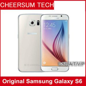 original samsung galaxy s6 sm-g920 g920a g920t g920p g920v refurbished smartphone 5.1inch 3g 32g unlocked cell phone