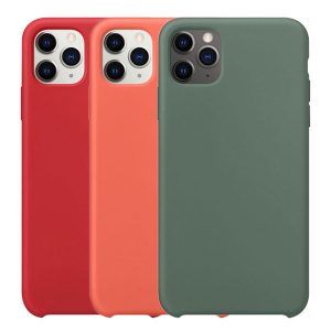 original silicone case for iphone 11 pro max xr xs x case luxury silky soft-touch cover for iphone 7 8 plus 6 6s with retail box