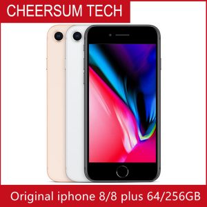 original unlocked apple iphone 8 plus 5.5 inches hexa-core 3gb ram 64gb rom ios lte 3d touch dual rear camera 12mp mob/128/256gb rom