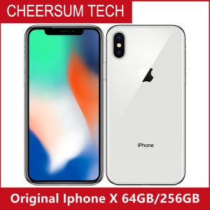 original unlocked apple iphone x 4g lte cellphone 5.8'' 12.0mp 3g ram 64g/256g rom face id refurbished cellphone dhl