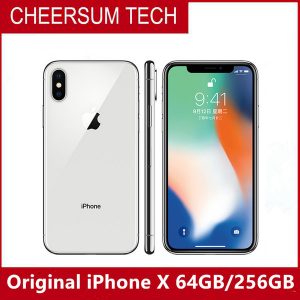 original unlocked apple iphone x iphonex 4g lte mobile phone 5.8'' 12.0mp 3g ram 64g/256g rom cellphone 3pcs dhl