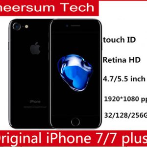 original unlocked iphone 7/7 plus 4g lte quad core 4.7'' 12mp 2g ram 32g/128g/256g rom refurbished phone