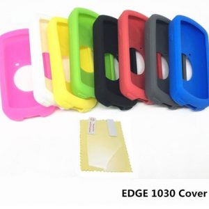 outdoor cycling edge 1030 computer silicone rubber protect case + lcd screen film protector for garmin edge 1030 mtb