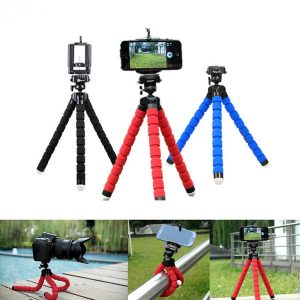 phone holder tripods tripod for phone mobile camera holder flexible ocs bracket for iphone huawei samsung clip holder