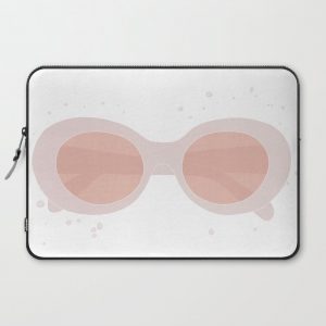 pink sunglasses Computer Cover by watercolor paradise - Laptop Sleeve - 15"