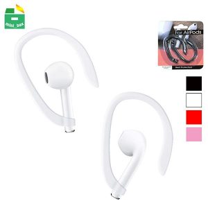 portable earhooks holder for apple airpods wireless earbuds earphones accessories tpu sports anti-lost ear hook with retail package