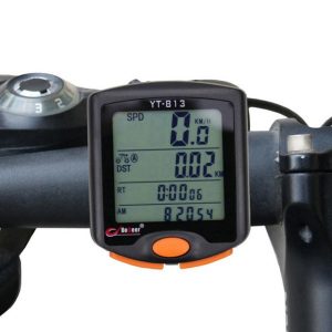 portable multifunction wired bike cycling bicycle computer odometer speedometer big screen backlight good waterproof