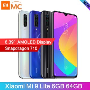 (pre-sale)global version xiaomi mi 9 lite 6gb 64gb 6.39" amoled mobile phone snapdragon 710 octa core fingerprint 48mp camera