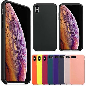 premium silicone case for new iphone 2019 iphone xs max xr xs 8 plus phone silicon cover case for apple with package